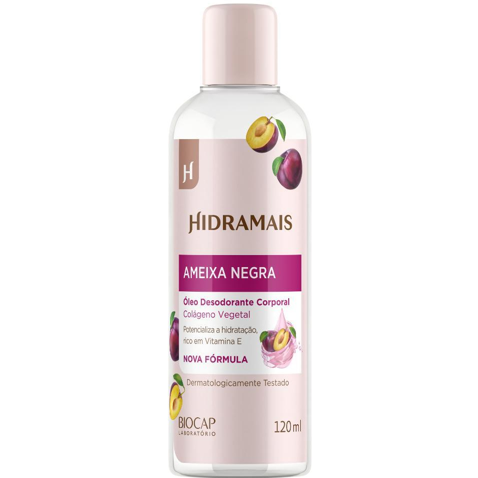 Óleo Ameixa Negra e Vitamina E 120ml Hidramais