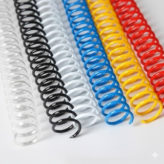 Espiral de PVC 7mm Para Encadernação - Pacote com 100 unidades em Oferta na Shopee