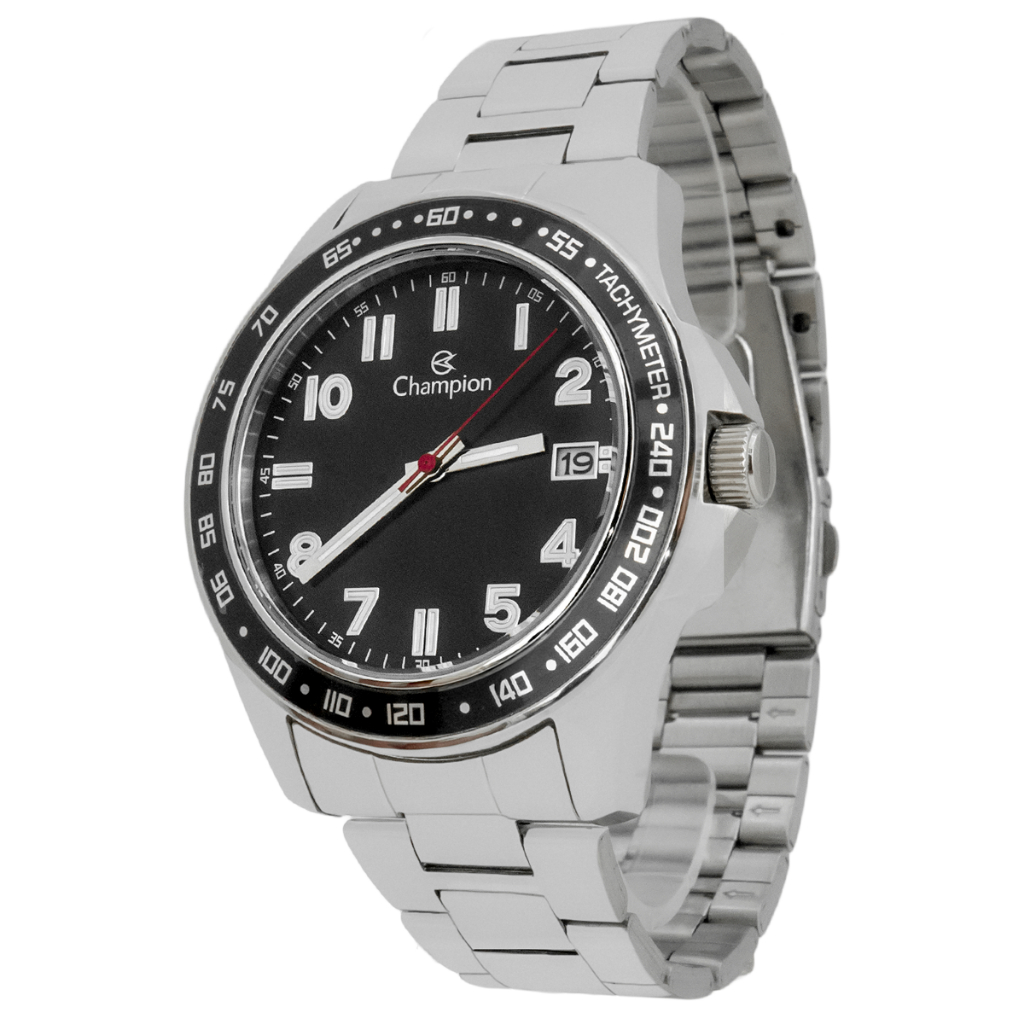 Relógio Champion Masculino Analógico Prateado Ca31328t