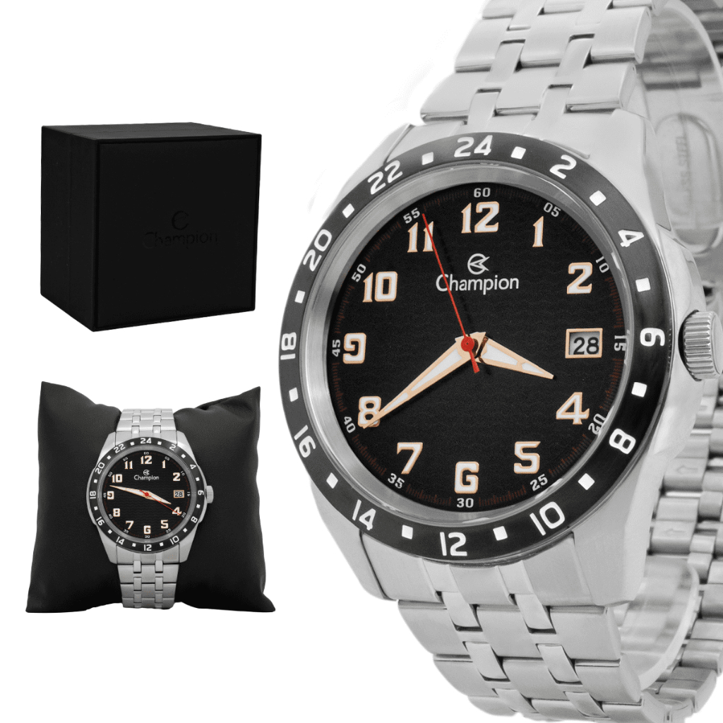 Relógio Champion Masculino Analógico Prateado Ca31382t em Oferta na Shopee