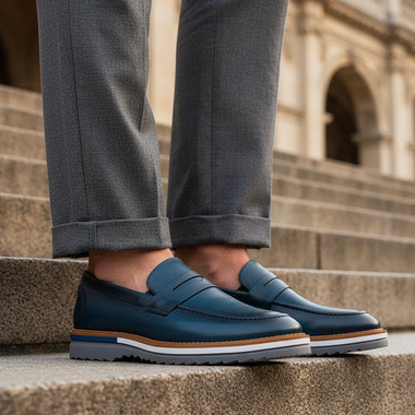 Loafer Masculino Couro Macio e Confortável Ideal para Uso Diário Casual Social Moderno