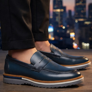 Sapato Masculino Loafer Tratorado Premium Classic Luxo Estilo Sofisticado Conforto e Qualidade