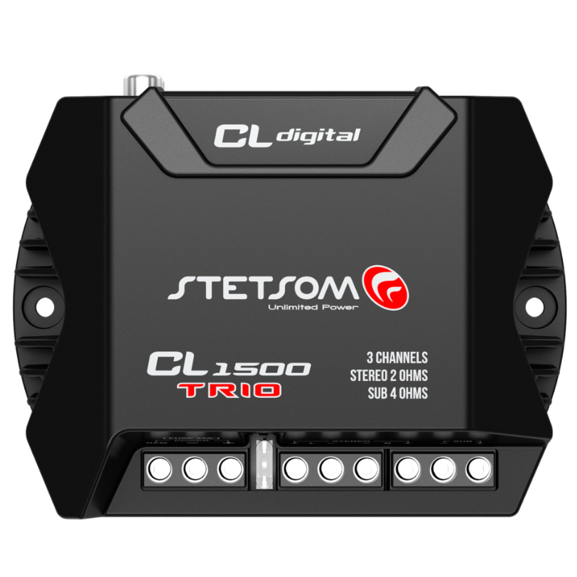 Módulo Amplificador Stetsom CL1500 TRIO 3 Canais 400W RMS 2 Ohms Som Automotivo Caixa Trio em Oferta na Shopee