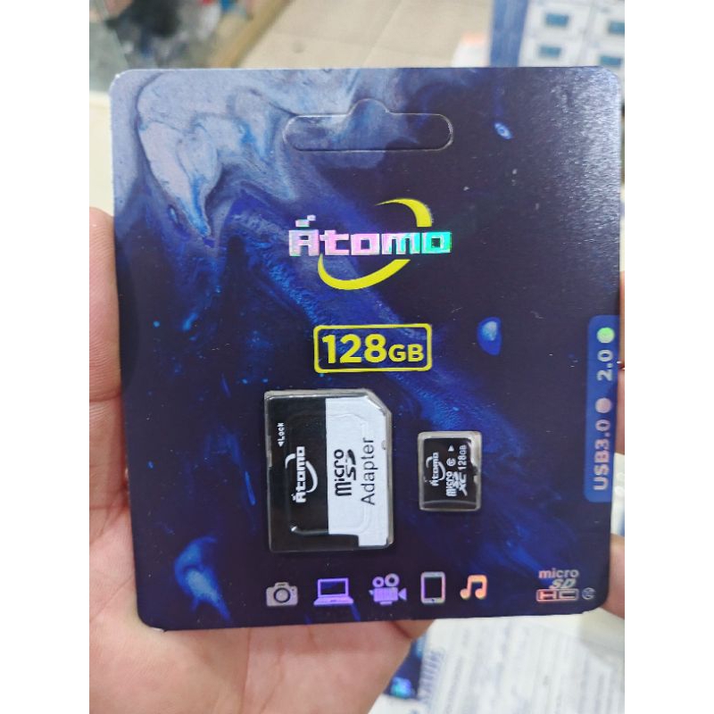 Cartão de memória 128GB Átomo (Lacrado)