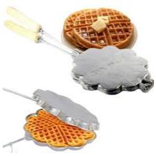 Forma Para Waffle Waffer Em Casa Profissional Aluminio — imagem 2 de 2