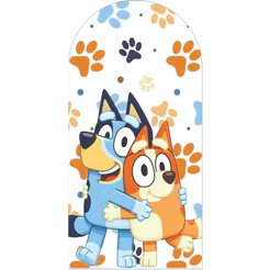 Painel De Decoração Romano 2m X 1m Bluey Veste Fácil