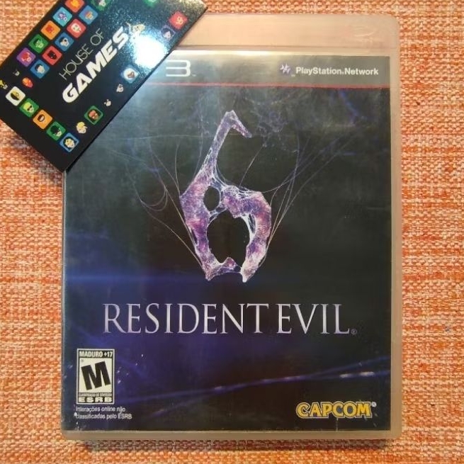Jogo Resident Evil 6 Ps3 Midia Física Semi-novo Original