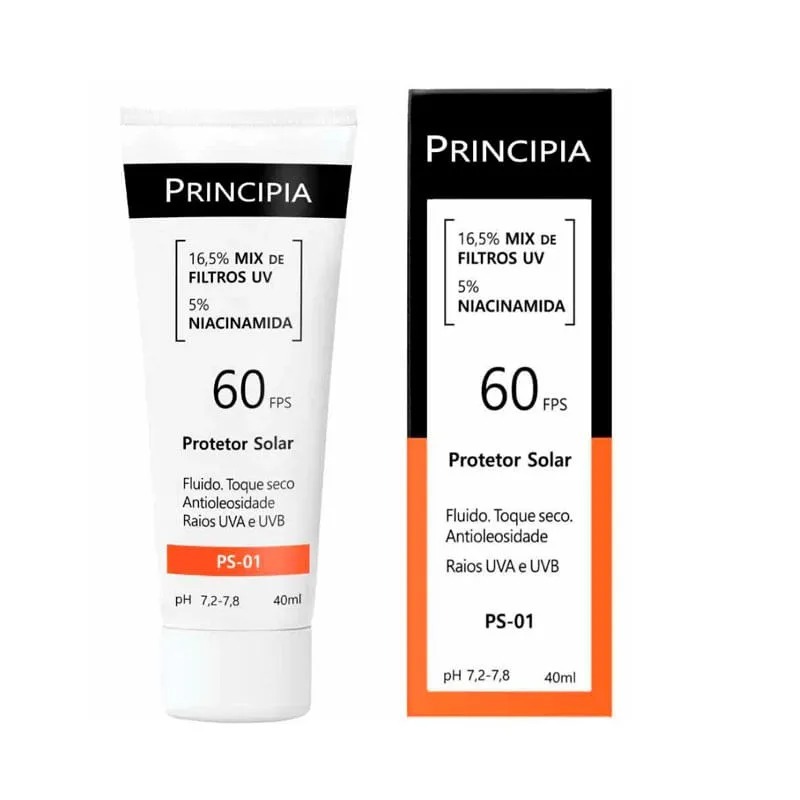 Protetor Solar Ps-01 Fps 60 Principia 40ml