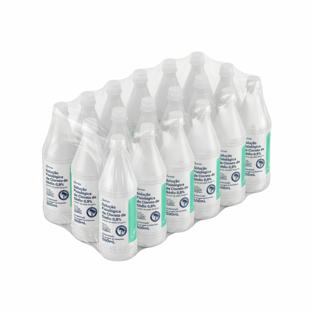 Soro Fisiologico 500ml Caixa C/24 - Farmax