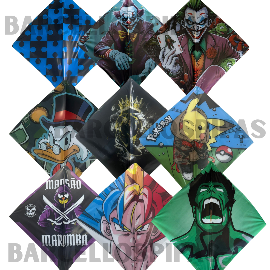 Pipa Flechinha Raia 35x35 Pacote Com 25 Unidades Mega Promoção em Oferta na Shopee