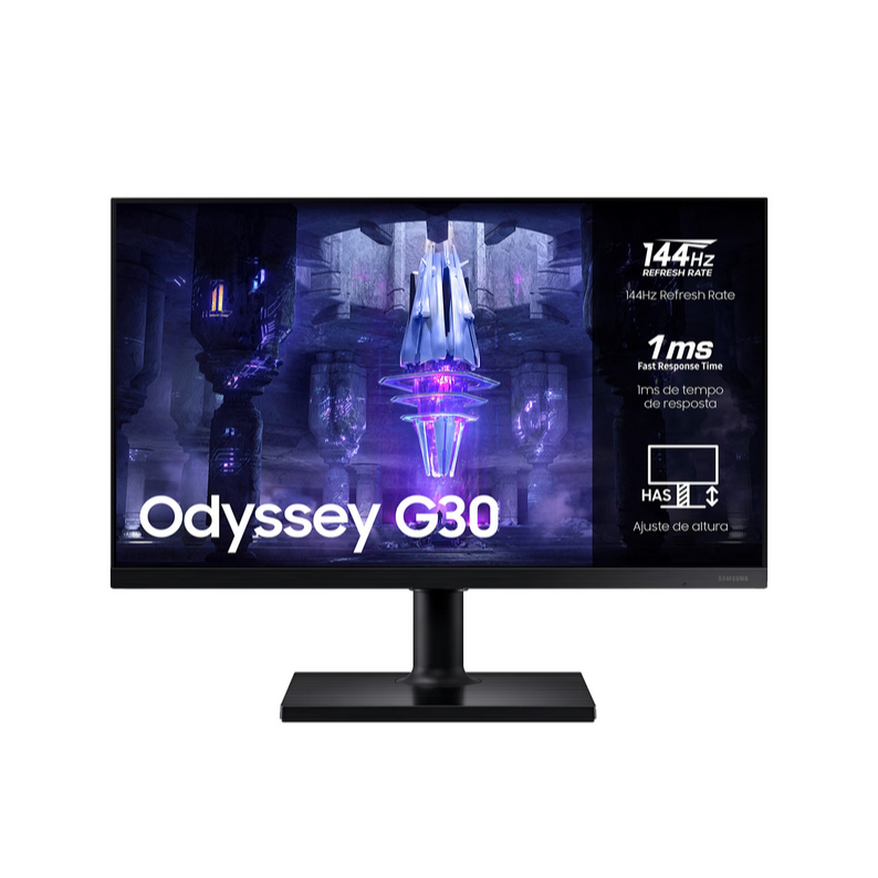 Monitor Gamer Samsung Odyssey G5 32" Qhd 165hz 1ms HDMI DisplayPort Amd FreeSync Preto - Miniatura 3