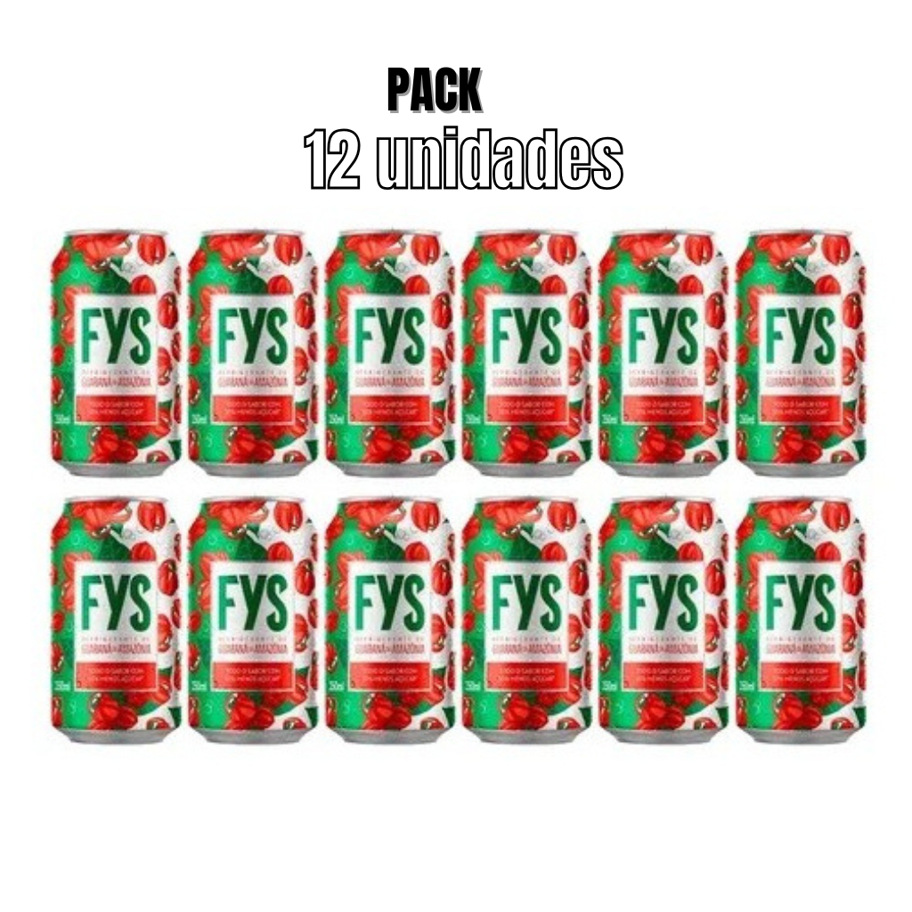 Refrigerante Guaraná FYS 350ml – Pack 12un