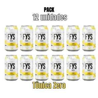 Refrigerante Tônica Zero FYS 350ml – Pack 12 Un em Oferta na Shopee
