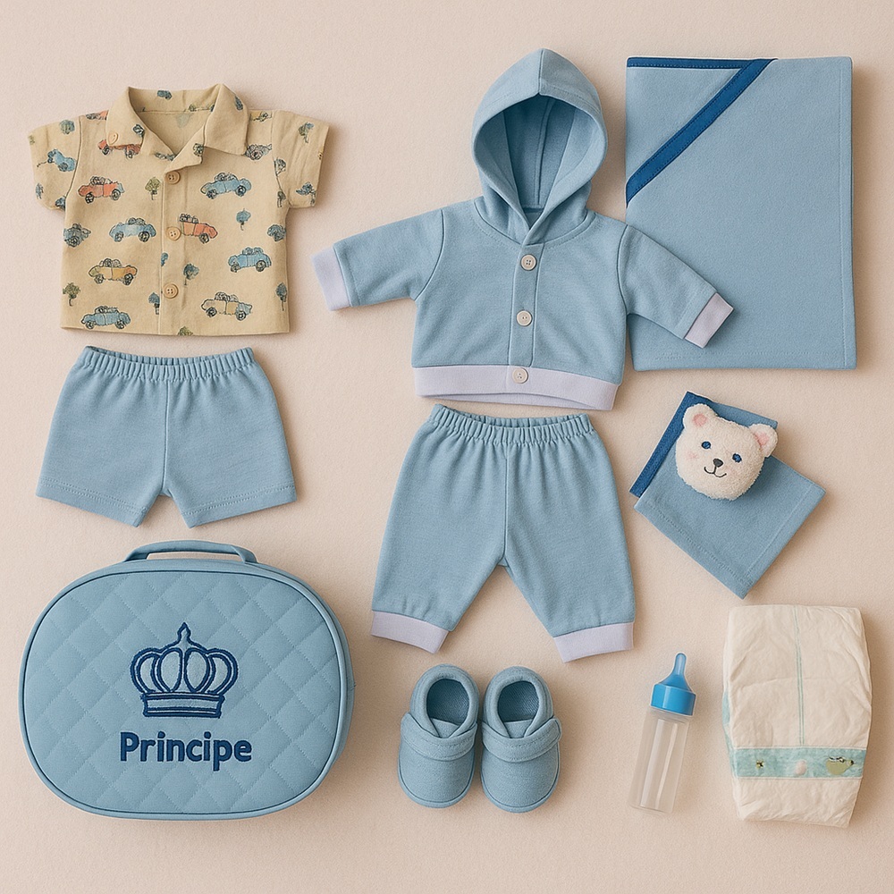 Enxoval Bebê Reborn Boneco Menino Mamãe Reborn 10 Peças em Oferta na Shopee