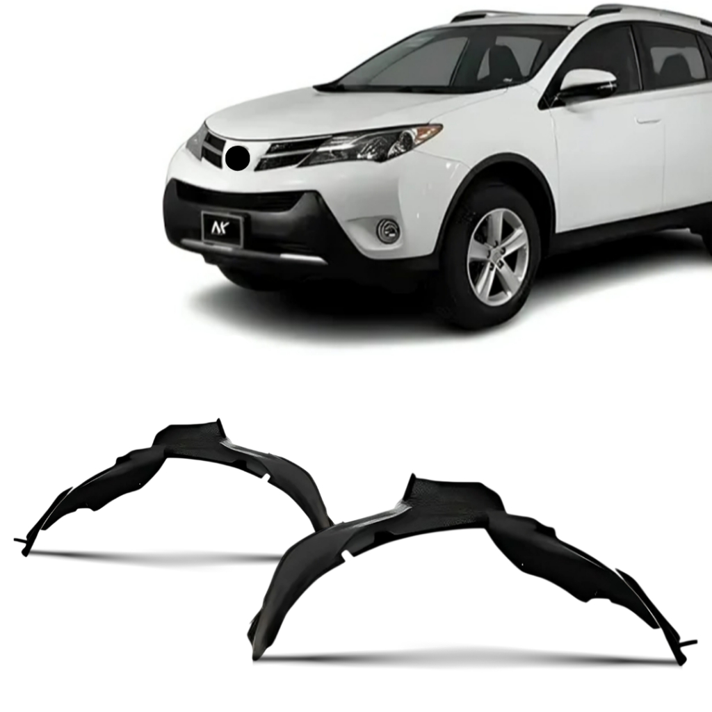 Par/Un Parabarro Dianteiro RAV4 2013 2014 2015 2016 2017 PARABARRO ASA URUBU MORCEGAO FORRO RODA BATE PEDRA CASCA OVO PR em Oferta na Shopee