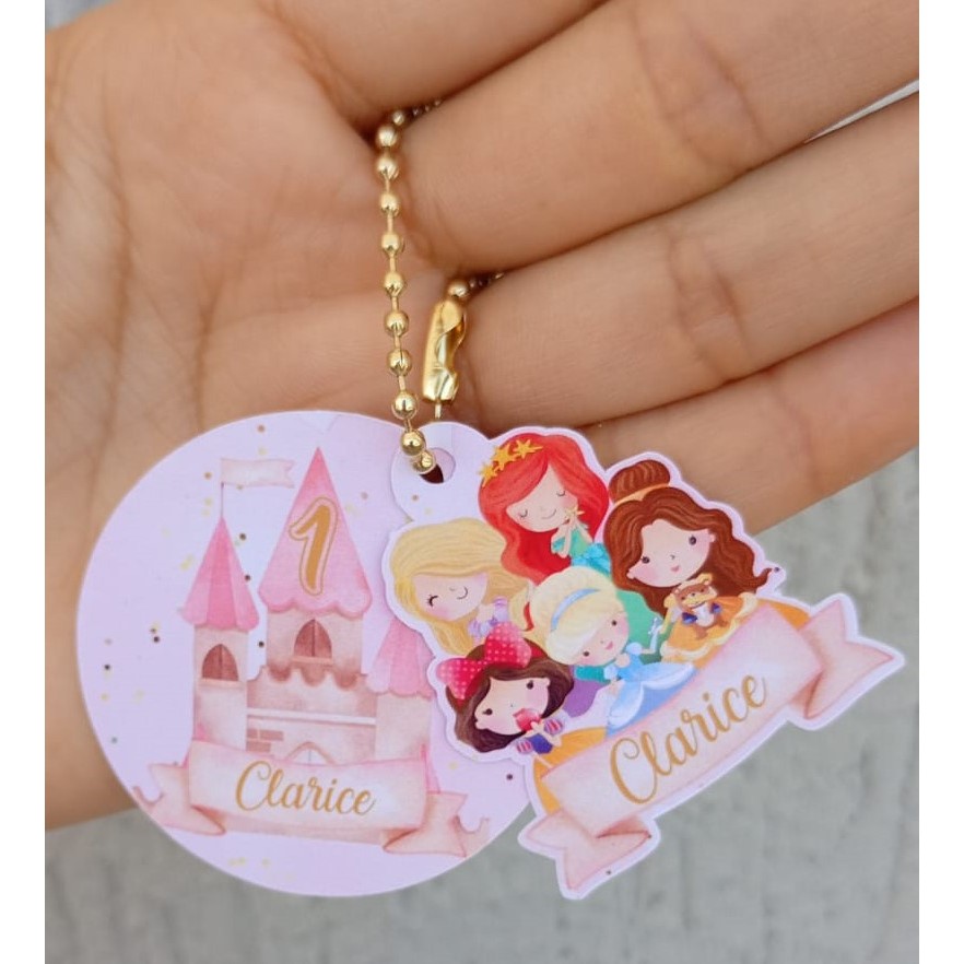 Tag com correntinha 4x4 - Lembrancinha personalizada - Fazemos Todos os Temas - Festa de aniversário em Oferta na Shopee