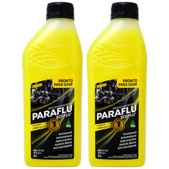 02 Aditivos Água Arrefecimento Radiador Pronto Uso Paraflu Amarelo