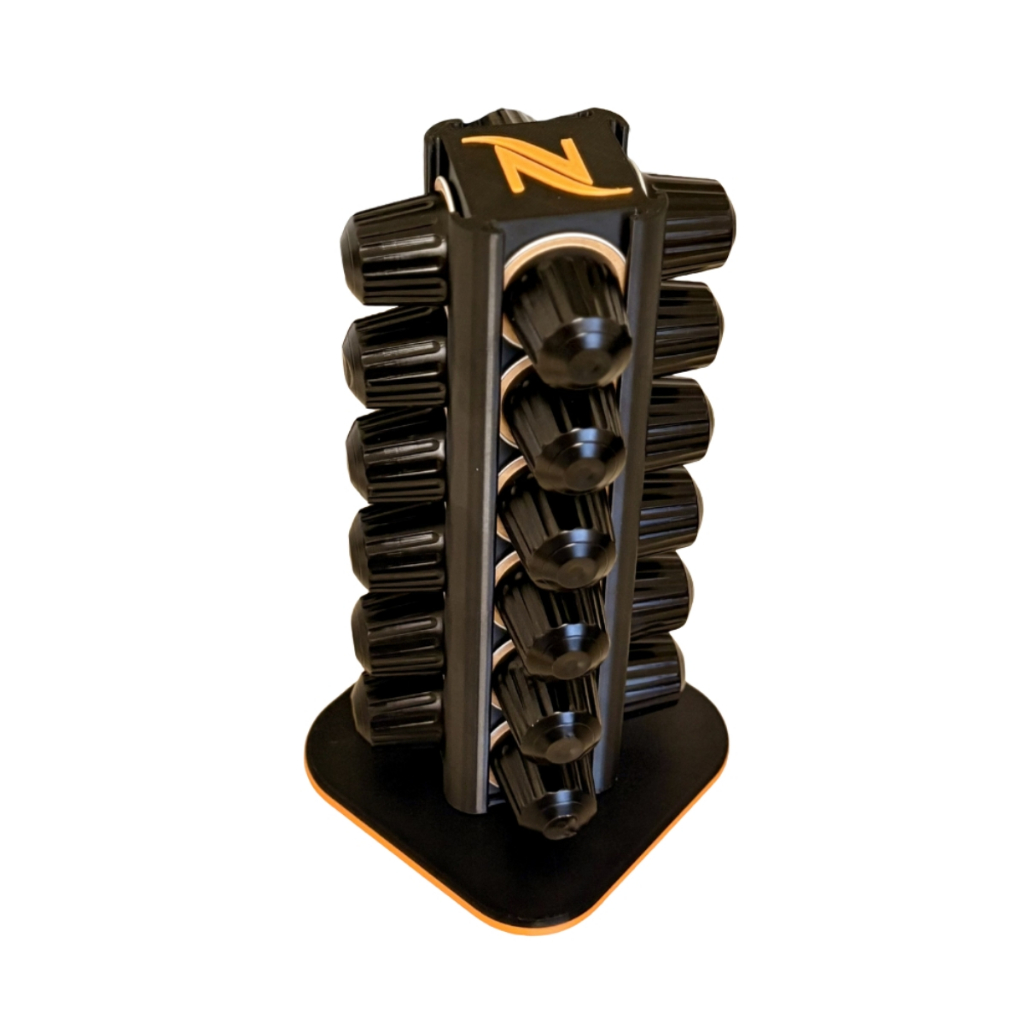 Suporte Porta Cápsulas Nespresso Vertical Giratório 24 Un