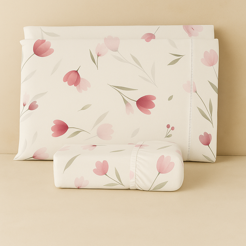 Jogo de Lençol 3 Peças 180 Fios e 100% Algodão