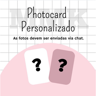 PHOTOCARD PERSONALIZADO 🖤 em Oferta na Shopee