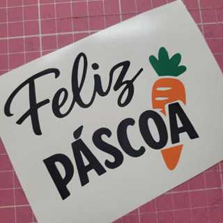 ENVIO IMEDIATO/Adesivo de vinil para balão de 10 Polegadas Feliz Páscoa Cenoura | Decoração Páscoa | Adesivo de Páscoa em Oferta na Shopee
