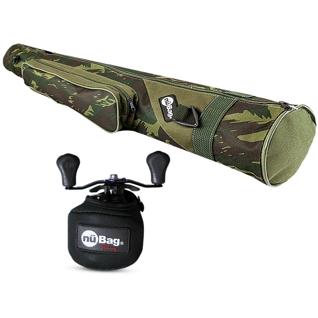 Kit Pesca Profissional Porta Varas E Capa Carretilha Neoprene Nübag Organizador Resistente Top em Oferta na Shopee