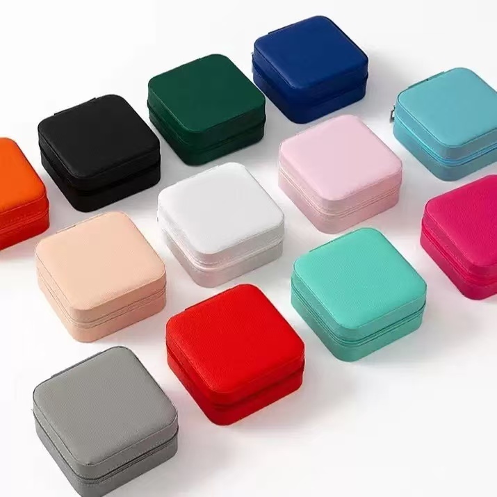 KIT 10 pcs Porta Jóias Portátil Caixinha Bolsa de Armazenamento Colar Brincos Anéis 2025! em Oferta na Shopee