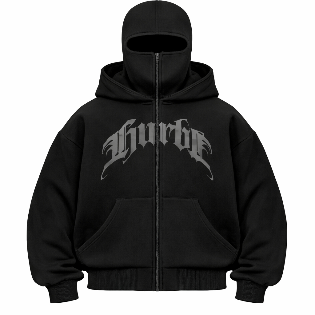 Moletom Masculino Balaclava Hurde Streetwear oversized inverno