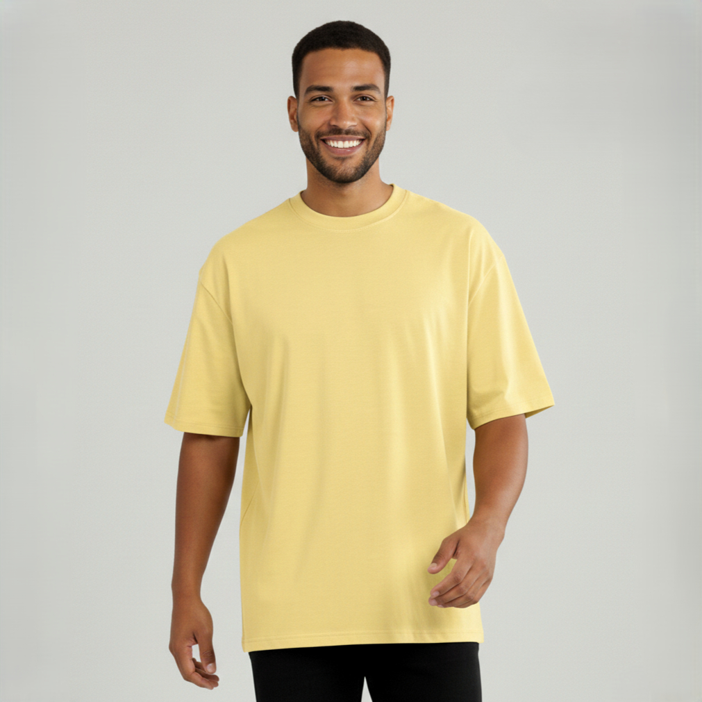 Camiseta Oversized Masculina StreetWear 100% algodão (P ao G3) em Oferta na Shopee