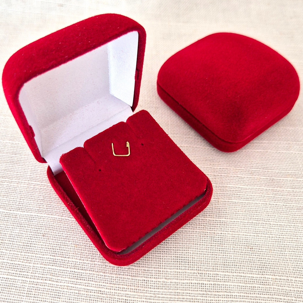 Caixinha Estojo de Veludo Presente Conjunto Brinco Pingente Colar Pulseira Joia Semijoia Bijuteria em Oferta na Shopee