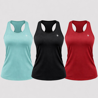 Kit 3 Regatas Feminina Dry Sport Dry Fit Tecido Respirável Costas Nadador Academia Treino Leve Corrida Blusa Camisa em Oferta na Shopee