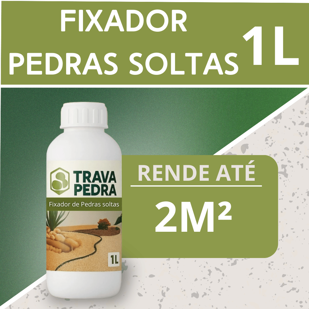Fixador Pedras Naturais 1L Selador Protetor Contra Água Sol Sujeira e Desgaste em Pedras