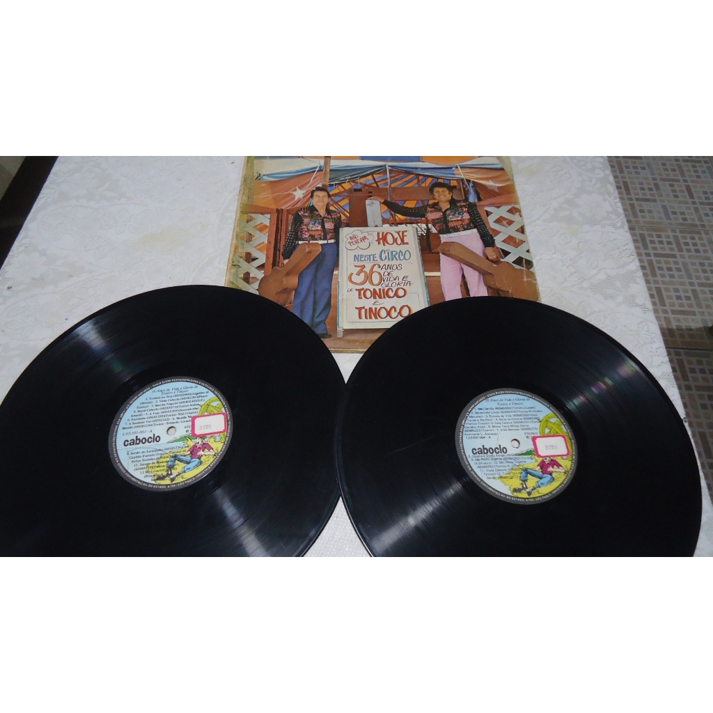 lp duplo. 36 anos de Glória de Tonico e Tinoco