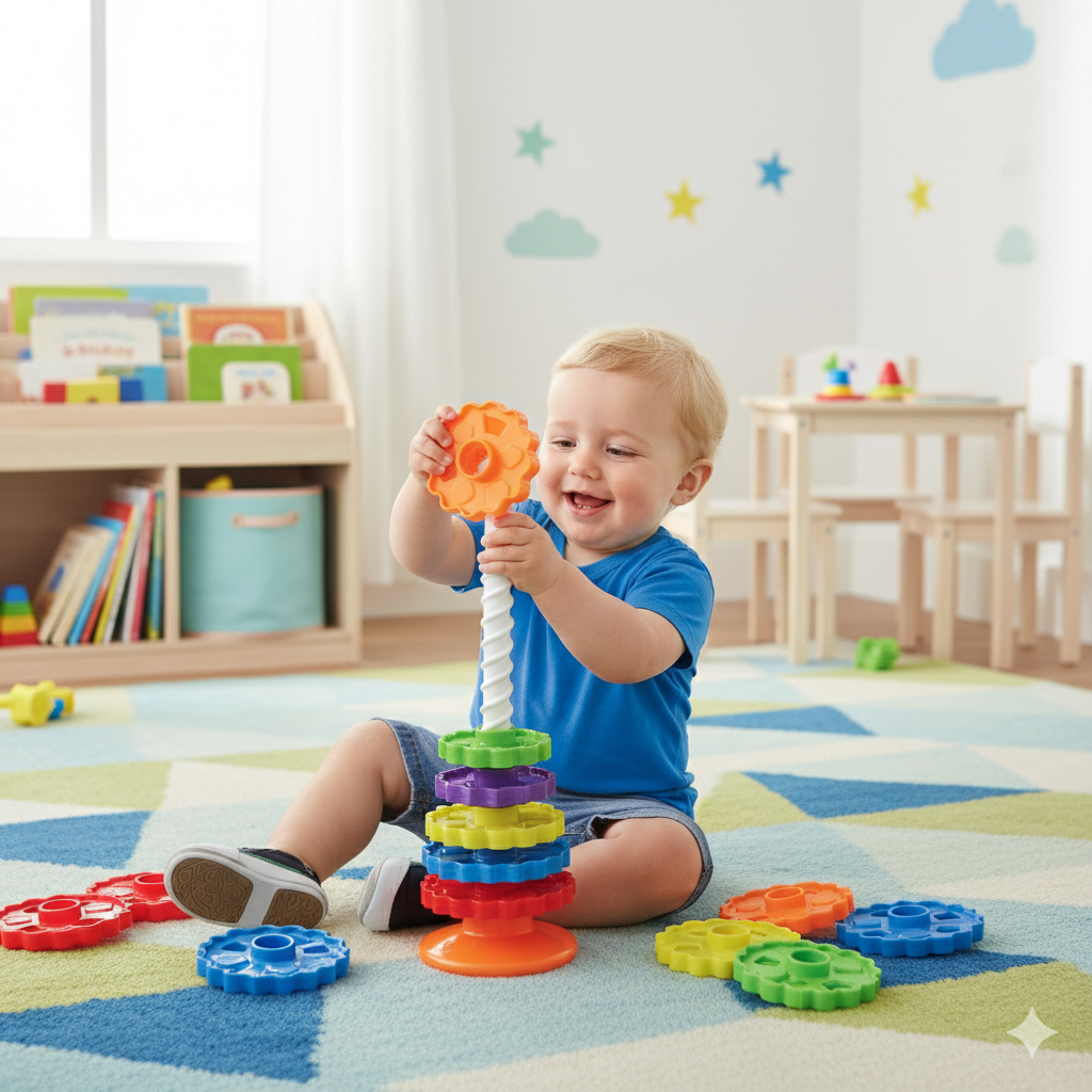 Brinquedo Pedagógico Giro Mágico Dismat MK326 em Oferta na Shopee