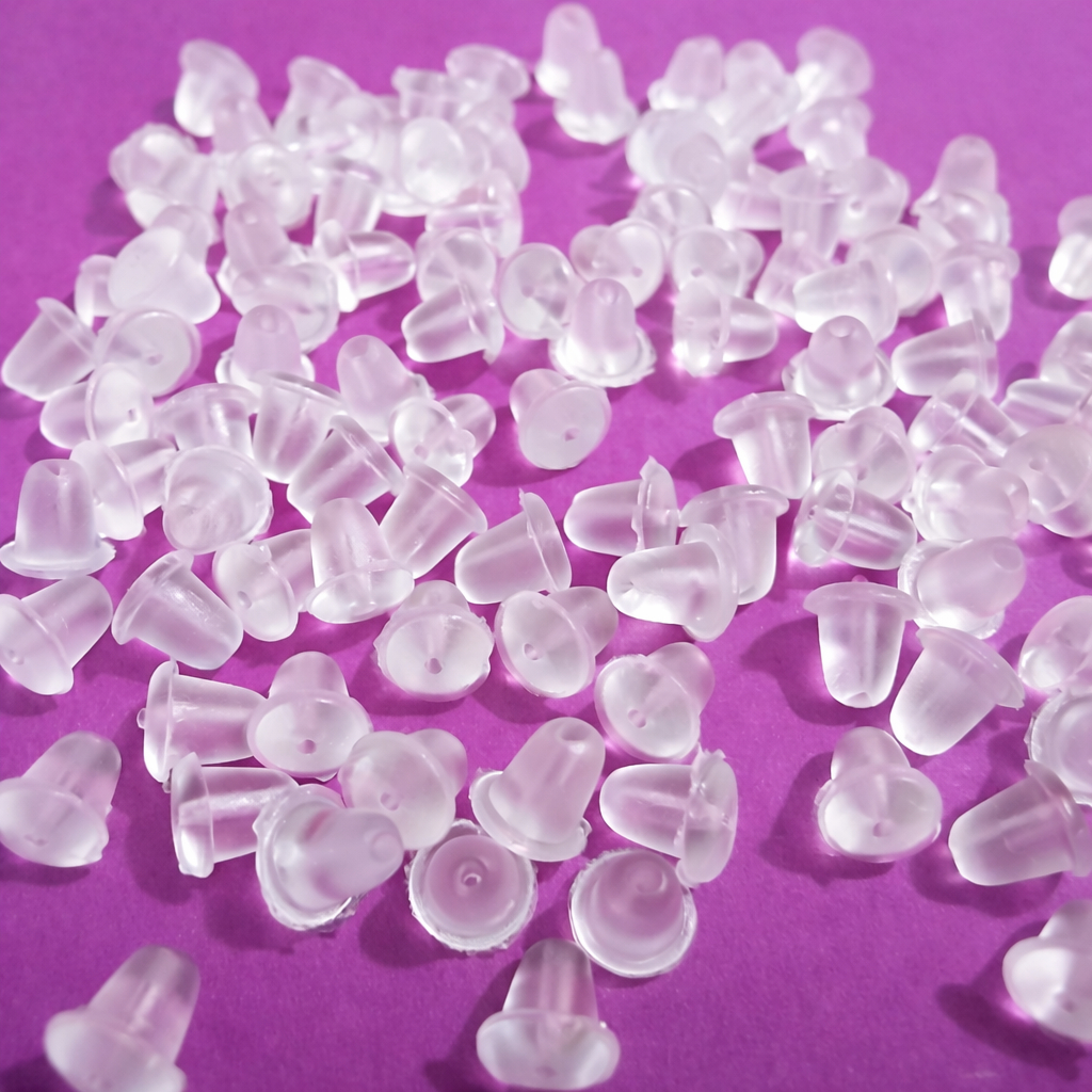 200 à 1000 Tarrachas De Silicone Para Brincos em Oferta na Shopee