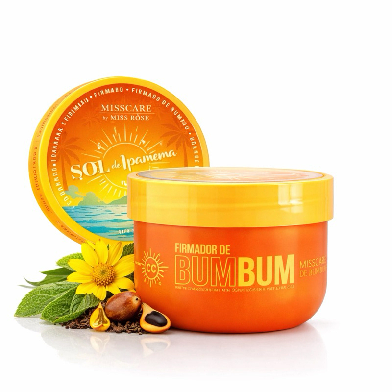 Creme Firmador de Bumbum Miss Rose  Corporal Remove Estrias Celulites 200g Sol de Ipanema