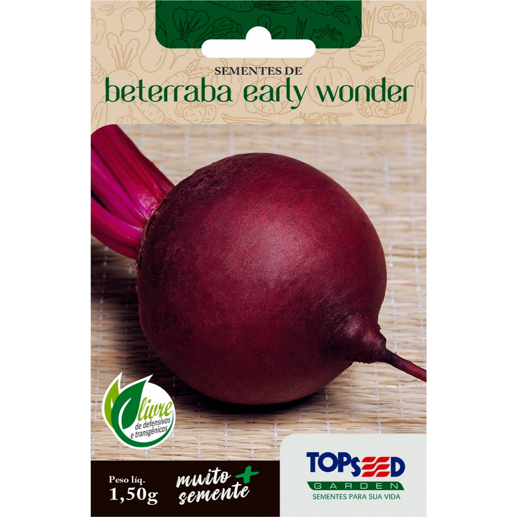Semente Beterraba Early Wonder Topseed