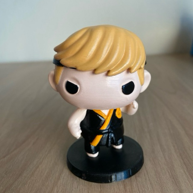 Boneco colecionavel Johnny Lawrence KARATE KID COBRA KAI Figura de ação Impressao 3d