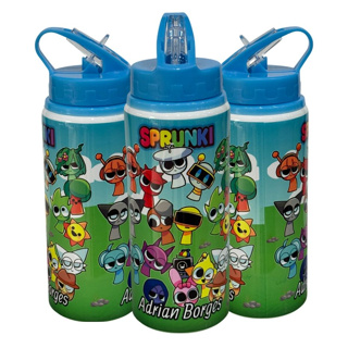 Squeeze Personalizada Sprunki 600ml - Com Nome e Tampa Antivazamento + Caixinha Individual em Oferta na Shopee