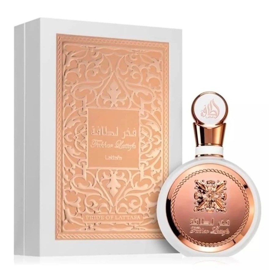 Perfume Lattafa Fakhar Rose Edp 100 Ml Feminino (Perfume da Sereia) + porta perfume de bolsa