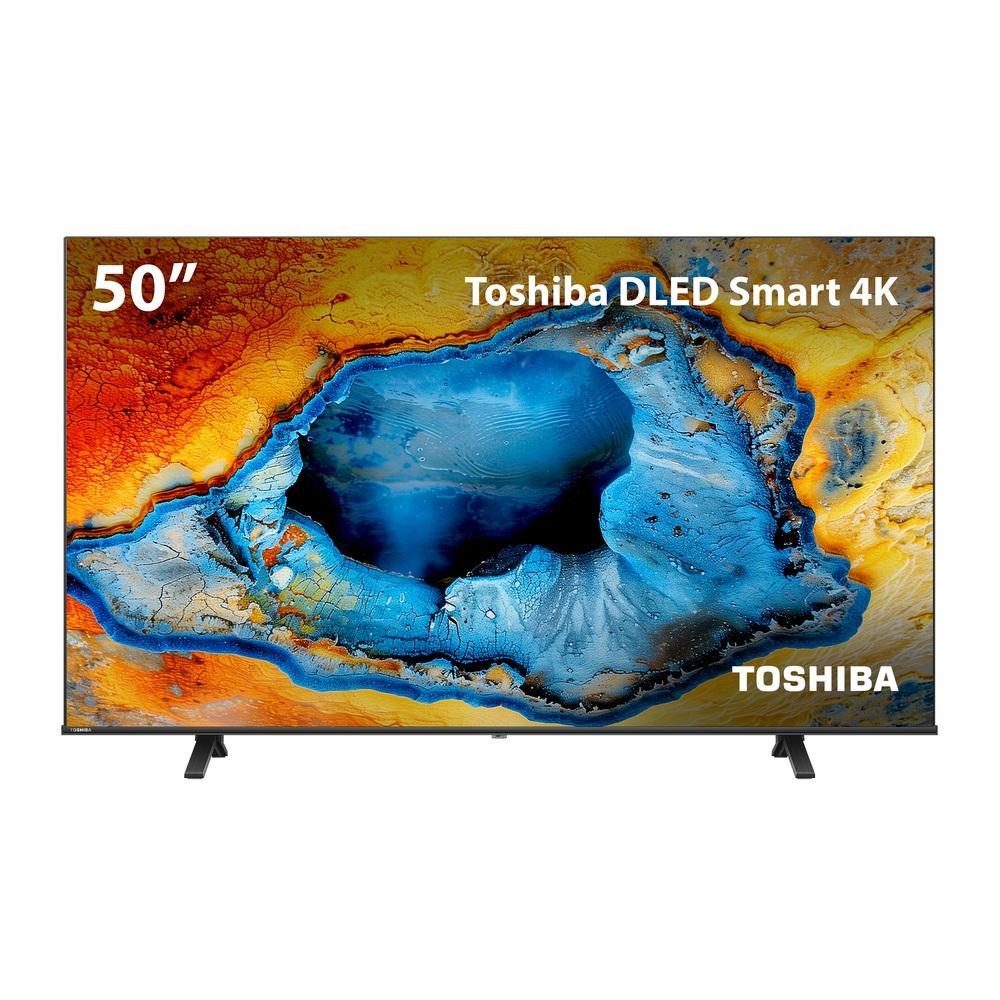 Smart TV 50" Toshiba 4K C350NS Tela DLED com Assistente de Voz Integrado, Vidaa, Wi-Fi, USB e HDMI em Oferta na Shopee