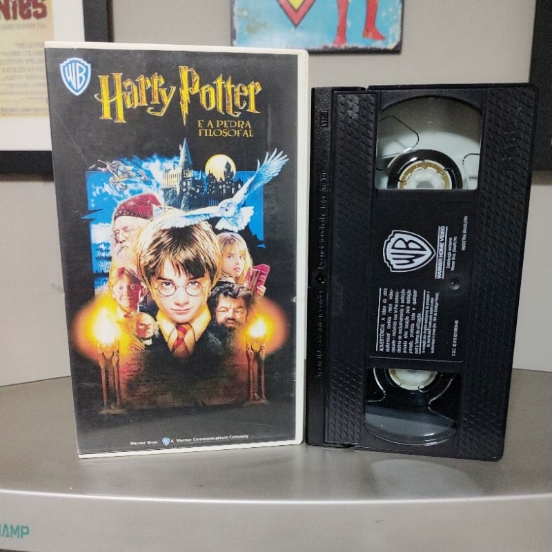Fita VHS Harry Potter e a Pedra Filosofal - Dublado (Leia o anúncio)