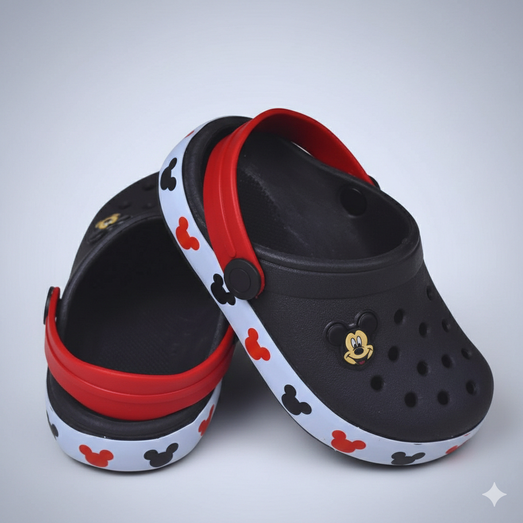Sandália babuche infantil mickey Papete Mike menino masculino Sandália babuche infantil mickey Papete Mike menino masculino