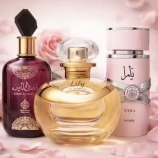 kit 03 perfumes feminino alta fixação