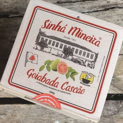 Goiabada Cascão Artesanal Sinhá Mineira- Feito em Minas 100% Artesanal