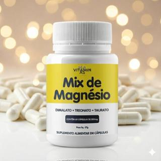 Mix de Magnésio - 3 Tipos - Dimalato - L- Treonina - Taurato - envio rapído em Oferta na Shopee