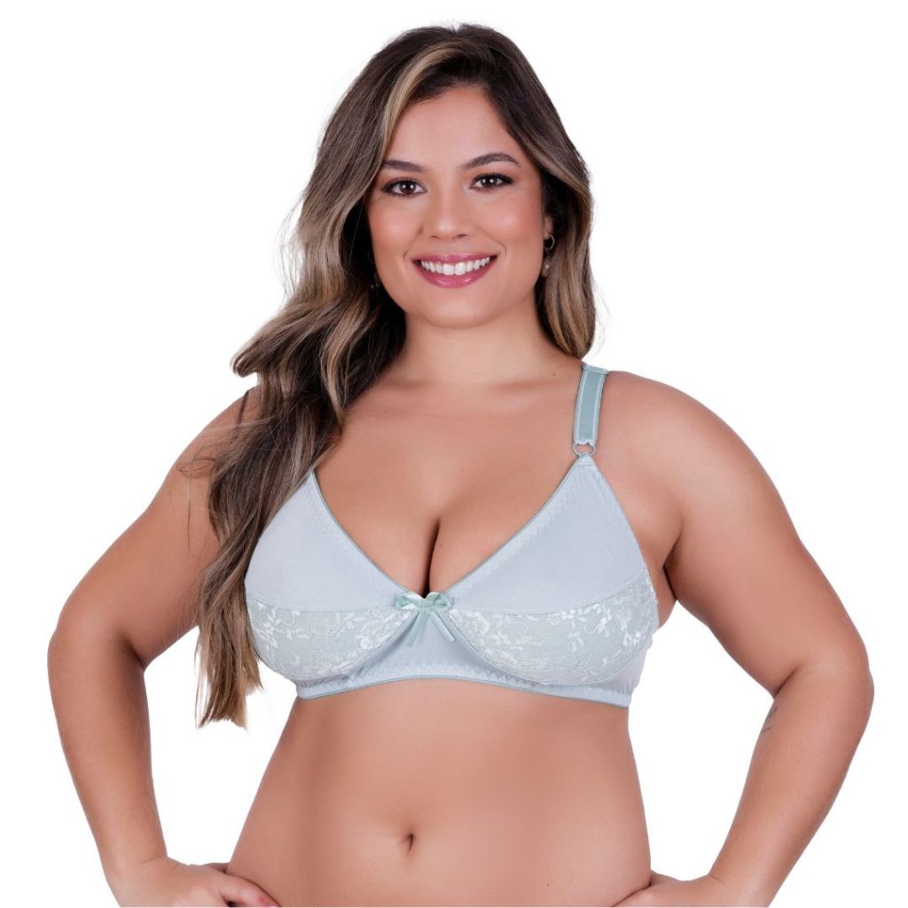 Sutiã Reforçado Sem Bojo E Costura Em Poliéster Confortável em Oferta na Shopee