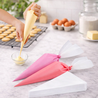 Kit 50/100 Sacos De Confeitar Medio Confeitaria Bolo Doce Confeitaria Bolo Doce Cupcake em Oferta na Shopee