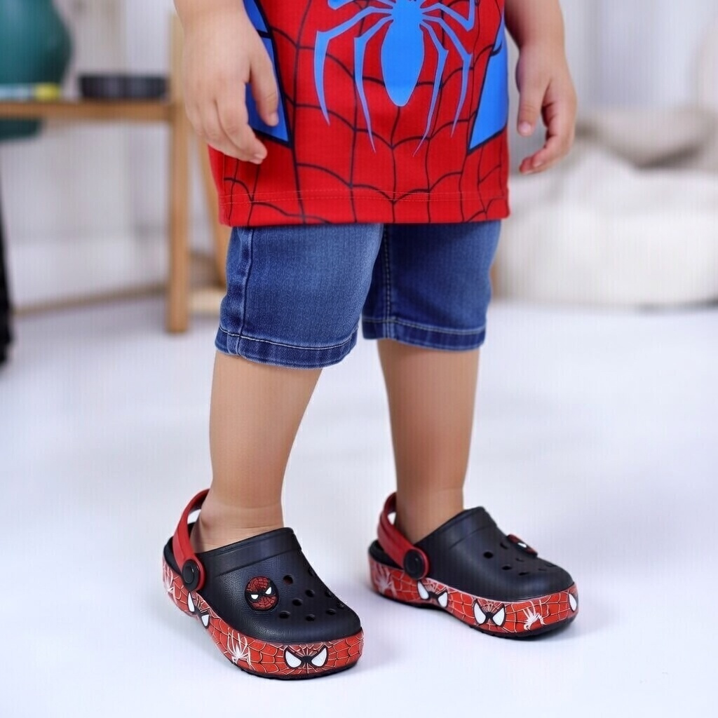 Babuche Menino infantil menino Homem Aranha chinelo Batman Mickey +Pulseira sandalia mascuina — imagem 2 de 2