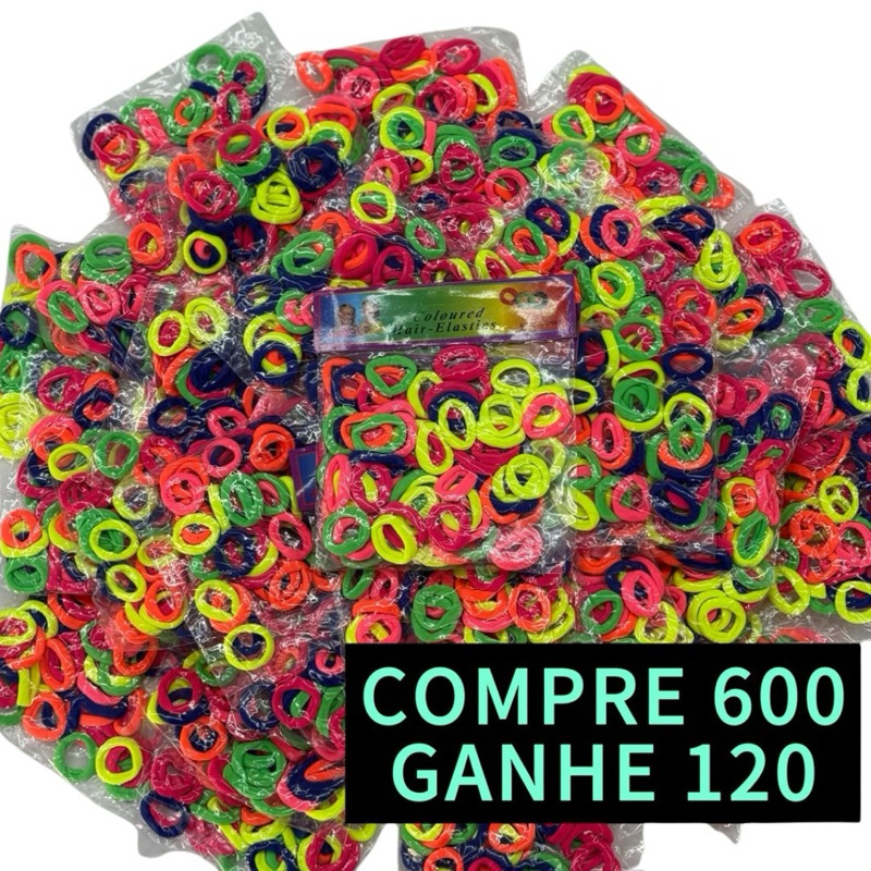 Kit Xuxinha Elásticos Cabelo Criança Mini Rabicó Acessório Amarrador Barato Penteado